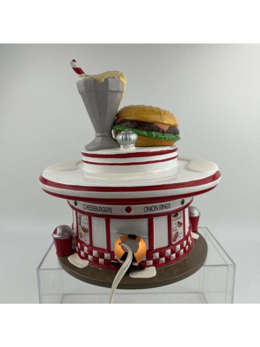 Department 56 The Original Snow Village Dinah's Drive-In No. 54470 Box READ - Picture 3 of 14